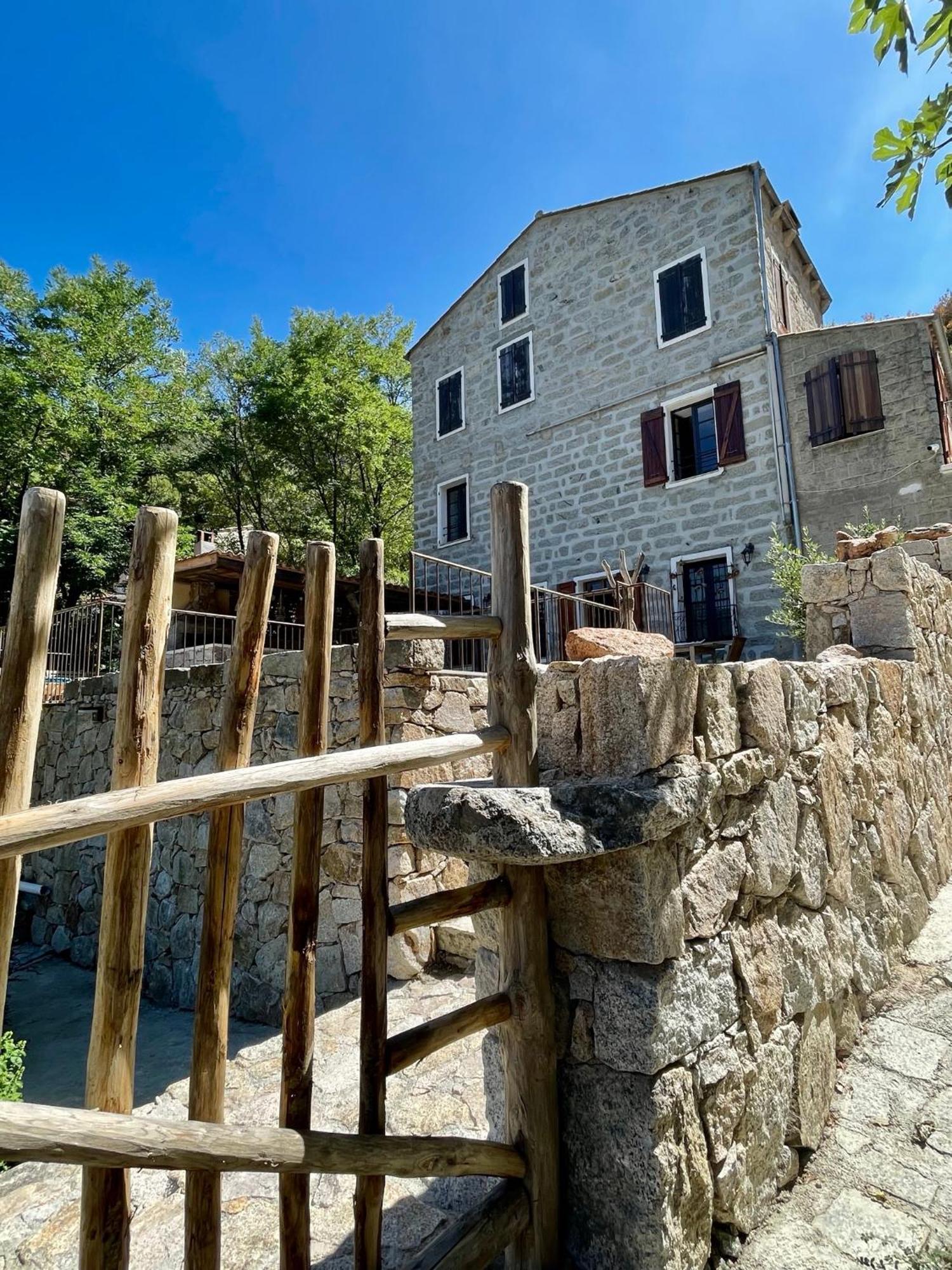 Casa Arena Authentique Maison De Village Avec Piscine Au Coeur De L'Alta Rocca - Zoza ภายนอก รูปภาพ