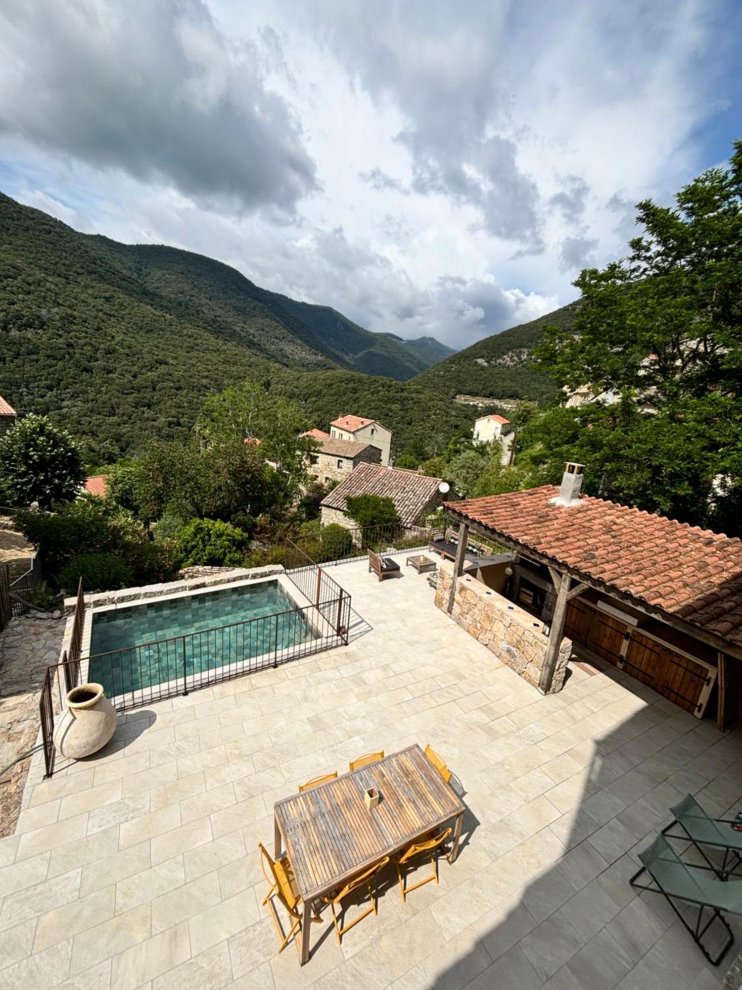 Casa Arena Authentique Maison De Village Avec Piscine Au Coeur De L'Alta Rocca - Zoza ภายนอก รูปภาพ