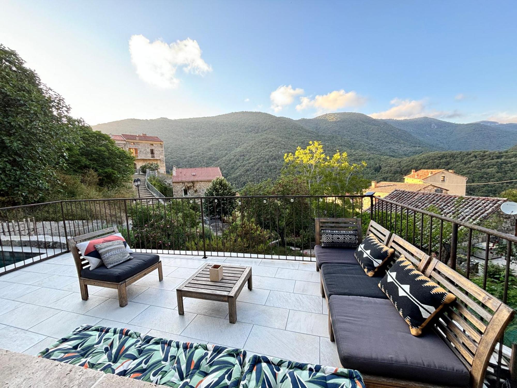 Casa Arena Authentique Maison De Village Avec Piscine Au Coeur De L'Alta Rocca - Zoza ภายนอก รูปภาพ